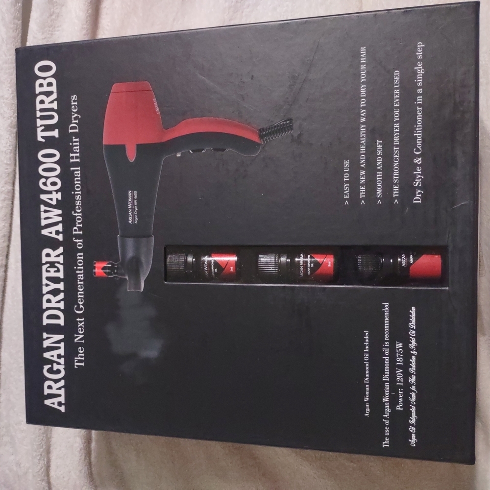 Red and Black Hair Styling Tools